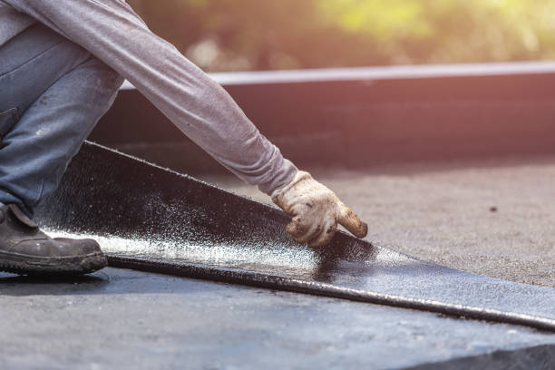 Professional Emergency Waterproofing technician working in Chase, PA